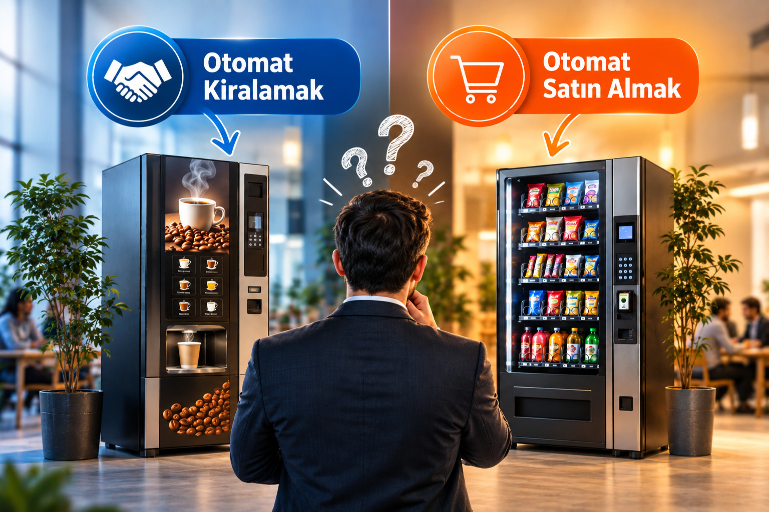 Otomat Kiralamak mı, Satın Almak mı? İşletmeniz İçin Hangisi Daha Avantajlı?